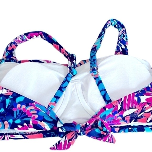 Island Escape Women's Costa Rica Underwire Bikini Top, Beach Bliss Multi New 6 - Picture 6 of 10